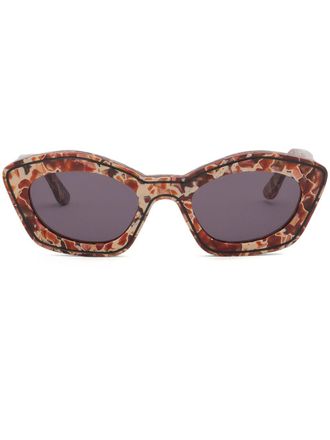 Marni Eyewear Occhiali da sole Kea Island - Marrone