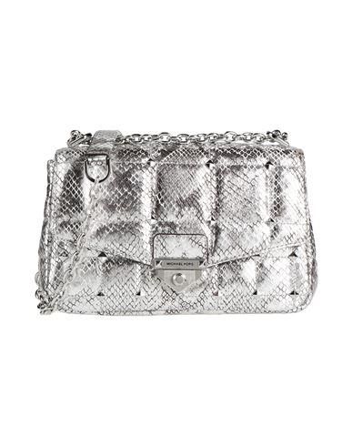 Michael kors silver handbag on sale