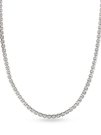 David Yurman 14kt yellow gold and sterling silver Box Chain necklace (2.7mm) - women - 14kt Yellow Gold/Sterling Silver - One Size