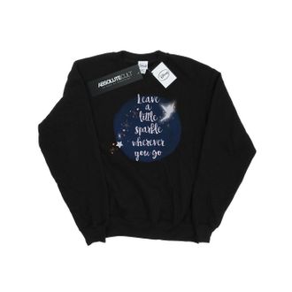 Disney Heren Tinker Bell A Little Sparkle Sweatshirt (Zwart)