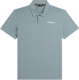 Freddy Polo in heavy jersey stretch con logo