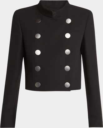 Giorgio Armani Double-Breasted Short Jacket