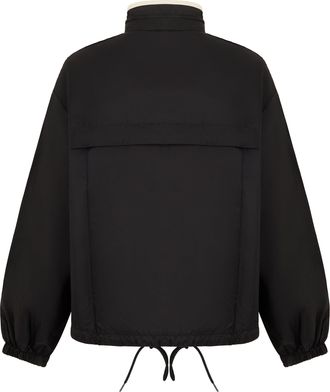 Prada Womens Windbreaker Re-Nylon Black Polyamide Trench & Raincoats