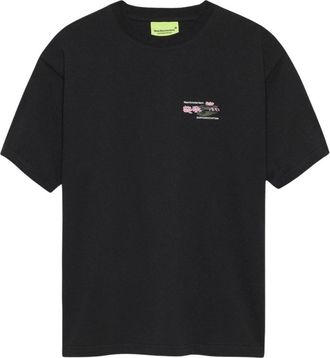New Amsterdam Surf Association Lilies Tee - Heren - T-shirts - Zwart - XS - Katoen - Tops