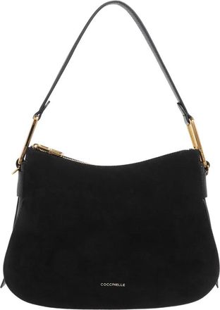 Coccinelle Hobo Bags - Coccinelle Magie Suede Bim - black - Hobo Bags for ladies