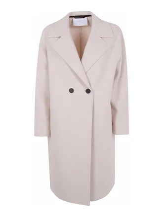 Harris Wharf London Dropped Shoulder Double Breasted Coat