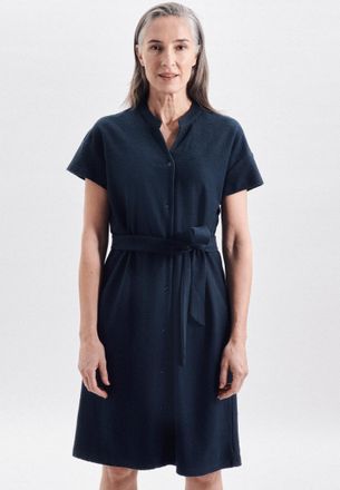 Seidensticker Sommerkleid SEIDENSTICKER Schwarze Rose, Damen, Gr. 36, N-Gr, dunkelblau, 100% Baumwolle, unifarben, Rundhals, Kleider Sommerkleid, Kurzarm Rundhals U