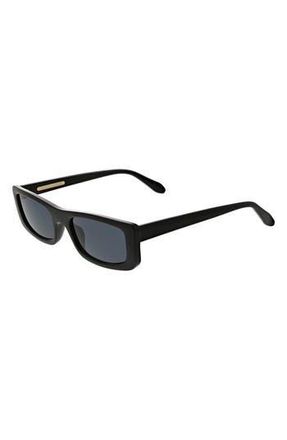 BCBGeneration 54mm Slim Flat Top Sunglasses in Black at Nordstrom Rack