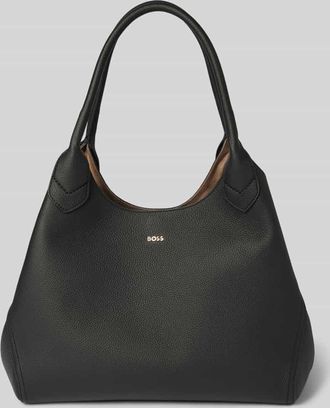HUGO BOSS Shopper aus Rindsleder in Black, Gr&ouml;&szlig;e 1