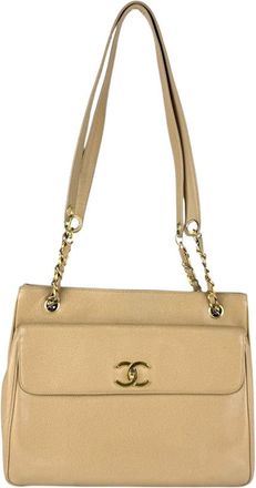 Chanel Grained Calfskin Shoulder Bag (Pre-Owned)