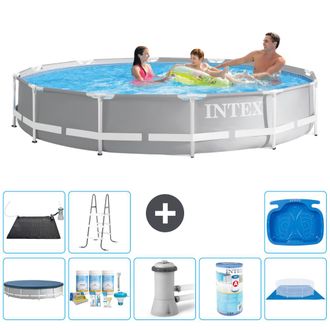 Intex Piscina Prism Frame Redonda - 366x76 Cm - 7-piezas S31928