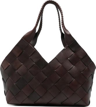 Dragon Diffusion Castello Woven-leather Tote Bag