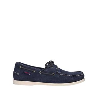 Sebago Sailor Shoes, male, Blue, Size: 10 1/2 US Portland Flesh Out Sailor Shoes
