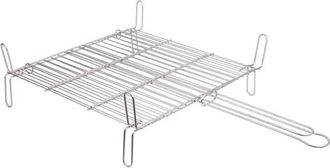 cofan Parrilla Doble Inox 500 X 500mm, Parrillas De Asar Dobles En Acero Inoxidable Con Medidas De 25, 30, 35, 40, 45 Y 50 Cent&iacute;metros De Lado. Las Parrilla