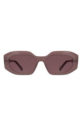 Kendra Scott Danielle 53mm Sunglasses in Rose at Nordstrom