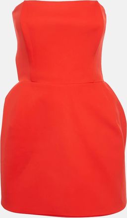 Magda Butrym Red Jersey Knit Corset Mini Dress