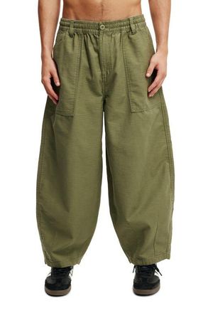 Cotton On Mens Super Baggy Balloon Pant in Military Green at Nordstrom, Size 34