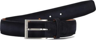 Magnanni Riemheren 1078 Riem - Heren - Riemen - Blauw - 95 CM - Leer - Accessoires