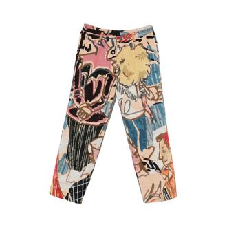 KidSuper Studios Straight Trousers, male, Multicolor, Size: L Sub-01 Multi