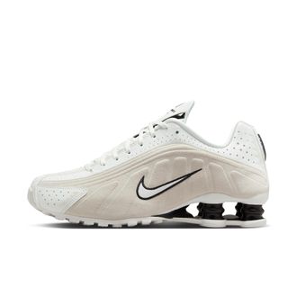 Nike Womens Shox R4 Shoes in White | HQ7739-100