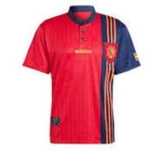 adidas Spain 1996 Home Jersey Asia Sizing Red Teal IT7754