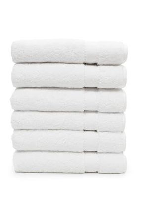 Linum Home Textiles Sinemis Terry 6-Piece Hand Towel Set - White at Nordstrom Rack