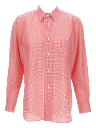 Comme Des Gar&ccedil;ons Camicia a quadri - Rosso