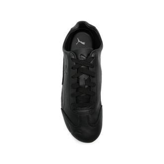 Puma Calf Leather Sneakers - Black