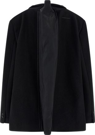 Maison Margiela Womens Black Virgin Wool Blazer Clothing