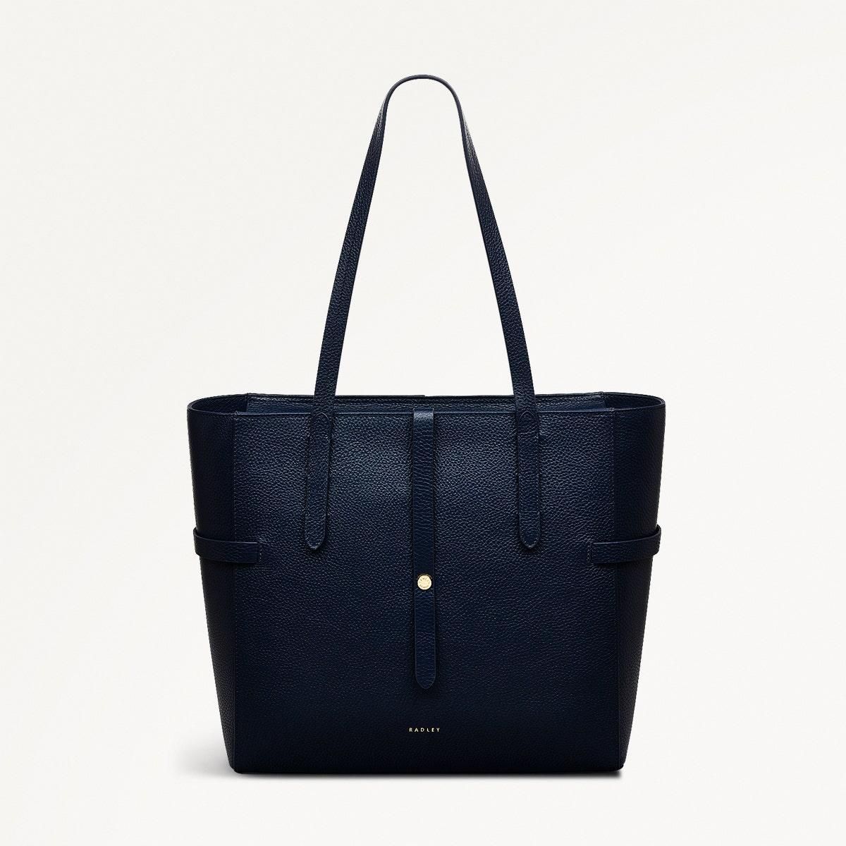Radley ヴィンテージブルーミディアム ジップトップ トート Radley Blue Bags & for Leather Exterior Women for sale | eBay