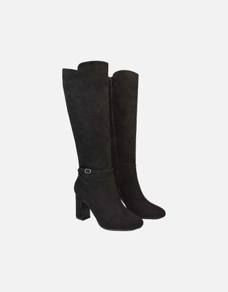 XY London Womens XY London Womens/Ladies Kadie Mid Boots - Black - Size: 7