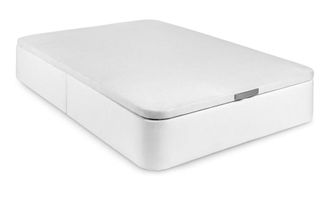 BeZen Canap&eacute; polipiel de luxe blanco - 135x180 - con montaje