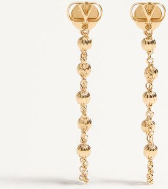 Valentino Garavani Orecchini VLogo Signature In Metallo Donna ORO UNI