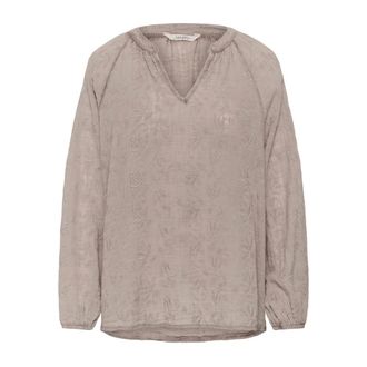 Cream Dames, Blouses & Shirts, Grijs, Maat: L/Xl