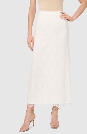 Parker Lace Column Skirt in Jet Stream at Nordstrom Rack, Size X-Large