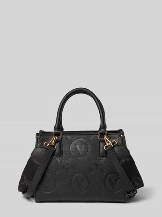 Valentino Handbags Handtasche mit Label-Strukturmuster Modell SAMBA in Black, Gr&ouml;&szlig;e 1