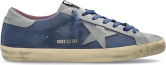 Golden Goose Super-Star Sneakers - Heren - Sneakers - Blauw - 39 EU - Leer - Schoenen