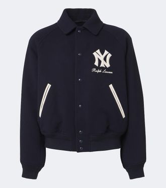 Ralph Lauren Purple Label x MLB shearling-lined twill blouson jacket