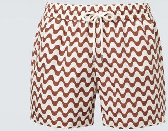 Frescobol Carioca Rio printed swim trunks
