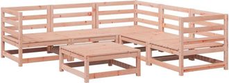 vidaXL 6 Piece Garden Sofa Set Solid Wood Douglas Fir vidaXL