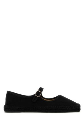 Castaner Black Canvas Espadrilles