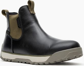 Xtratuf Mens Xtratuf Ankle Deck Leather Mens Pirate Black Wellington Boots - Size: 11