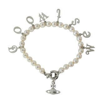 Vivienne Westwood Bracelets, female, Gray, Size: ONE SIZE Leanne Twin Set Bracelet