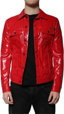 Dolce & Gabbana Hombre, Chaquetas, Rojo, Talla: M