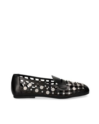 Ash Bali Mustang Black Loafers