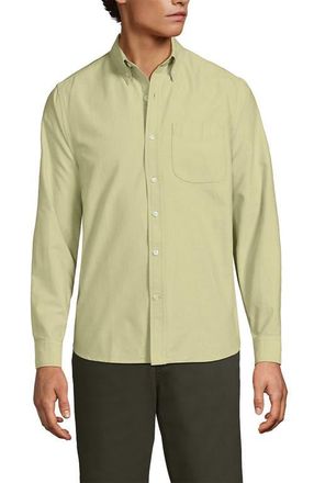 Lands End Traditional Fit Comfort-First Sail Rigger Oxford Shirt in Winter Pear at Nordstrom, Size Xx-Large
