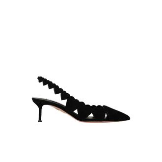 Aquazzura Pumps, female, Black, Size: 8 1/2 US Amourose Maxi Sling 50