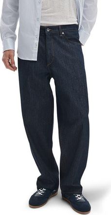 Rag & Bone Baggy Authentic Rigid Straight Leg Jeans in Resin Rinse at Nordstrom, Size 28