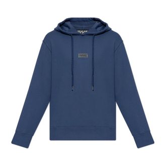 Versace Jeans Couture Heren, Sweatshirts & Hoodies, Blauw, Maat: S Katoen