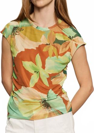 Sanctuary Ruched Muscle Tank Top In Grhs